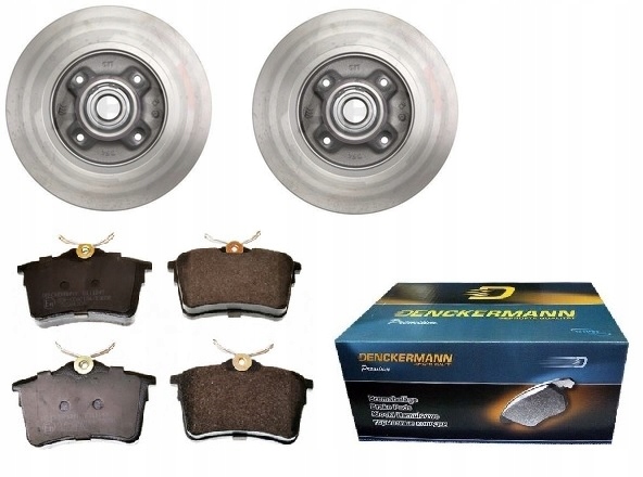 фото №1, Тормозные диски + подшипник + тормозные колодки peugeot partner 08- задняя