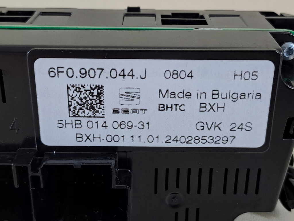 фото №12, Панель керування кондиціонера вентилятор обігрів сидінь seat arona fr 2024r