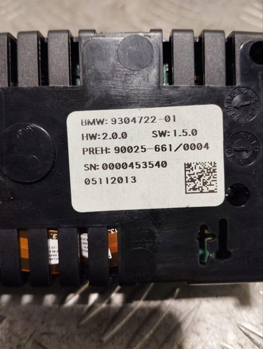 фото №7, Bmw 7 f01 f02 f03 f04 2014 панель кондиционера 9304722