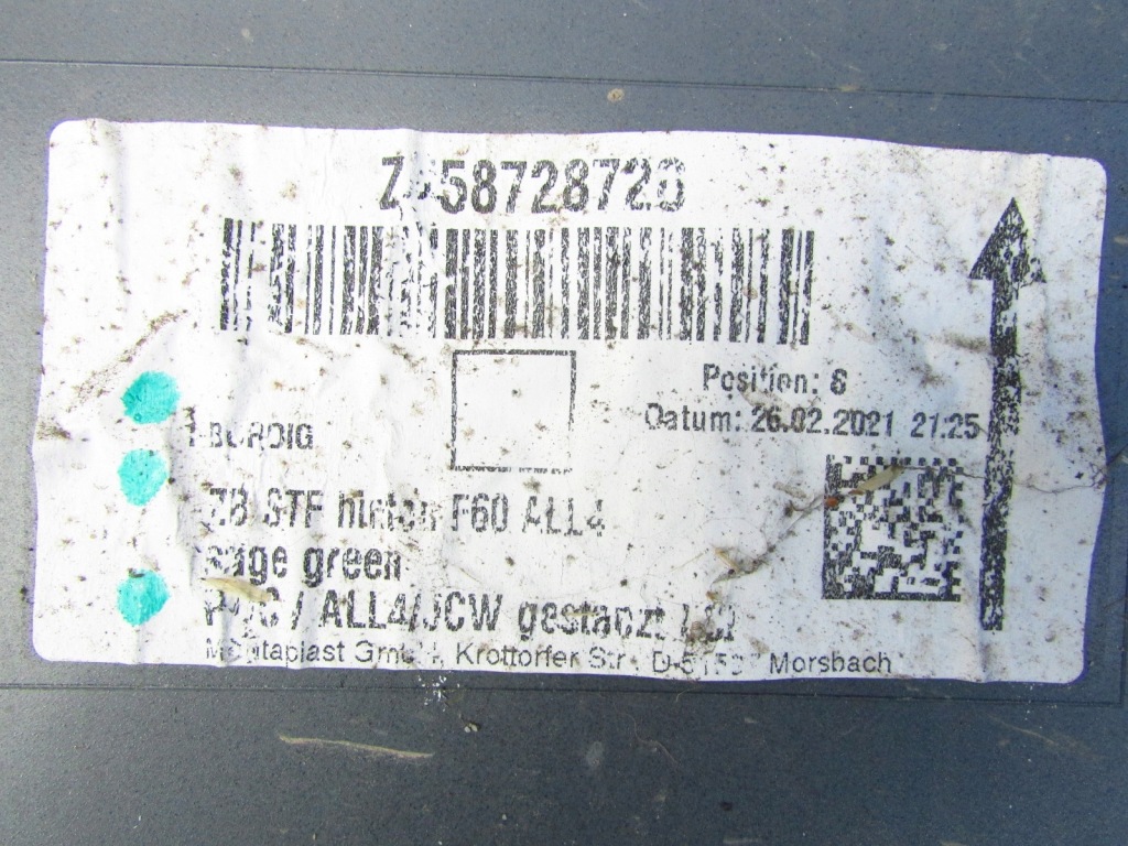 Mini f60 countryman lift бампер задний  kompletny c4l Киев