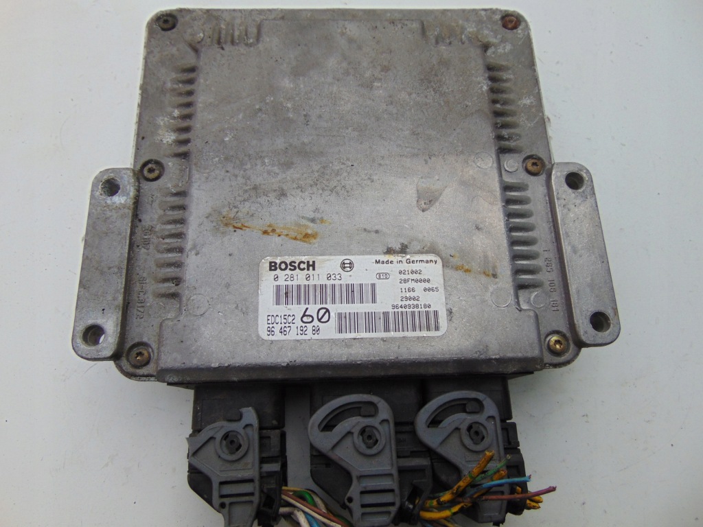 фото №1, Бортовий комп'ютер 0281011033 9646719280 citroen peugeot