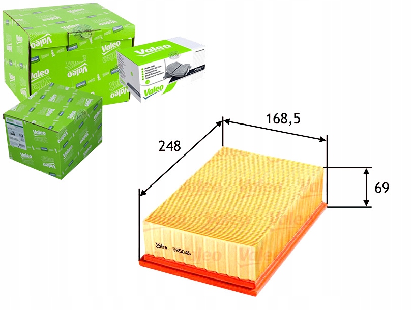 фото №8, Valeo 585045 фільтр повітря