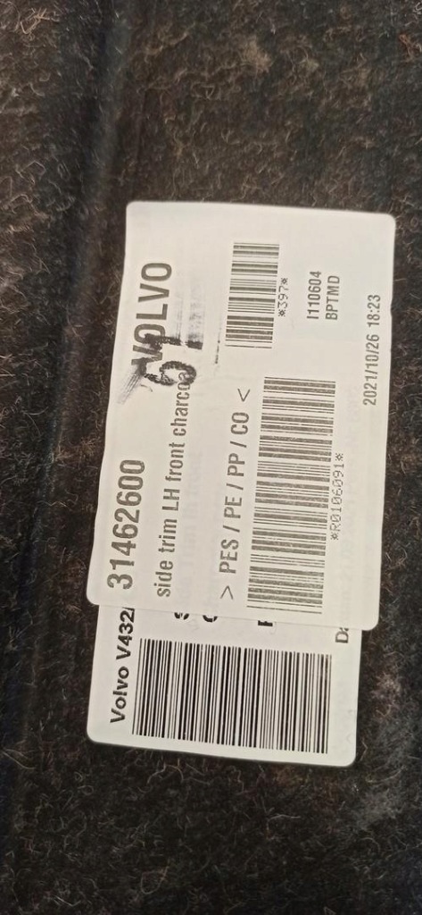 фото №5, Volvo v60 cc обшивка багажника лівий 31462600