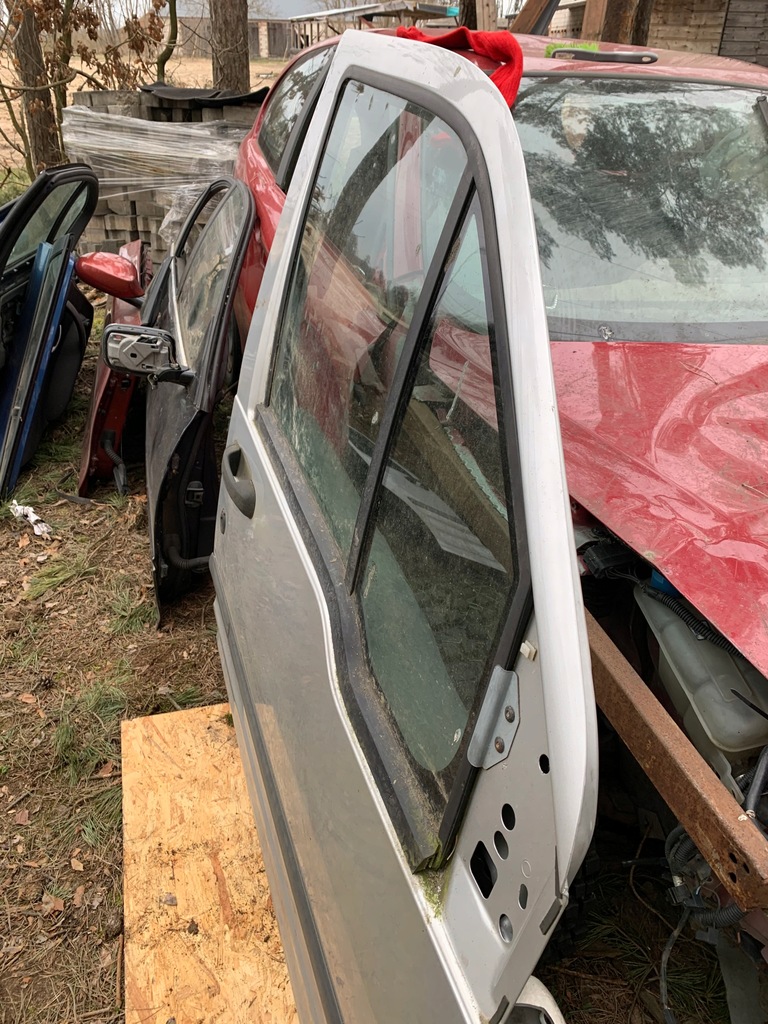 фото №6, Transit connect mk1 двері правий перед скло ручка сріблястий bdb