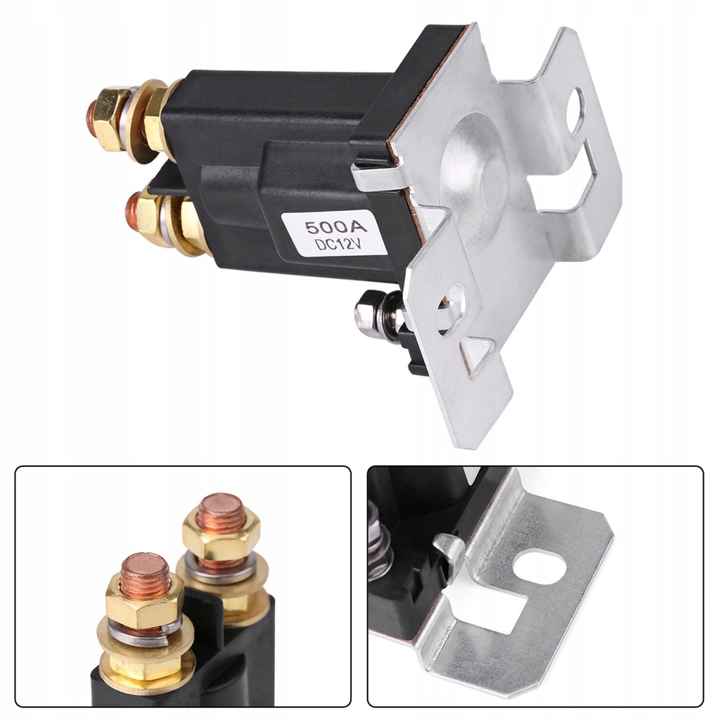 фото №10, Реле стартер 500a dc 12v spst контактор автоматичний запуску