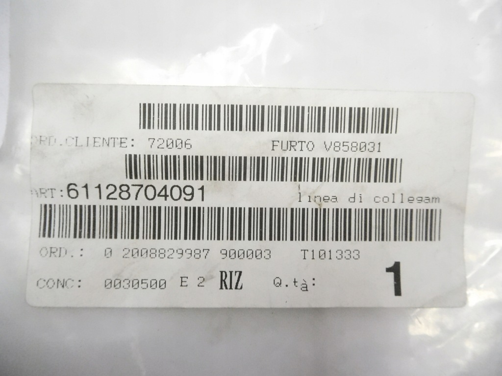 фото №9, Шланг з'єднувальний cid/hu-h bmw f46 61128704091