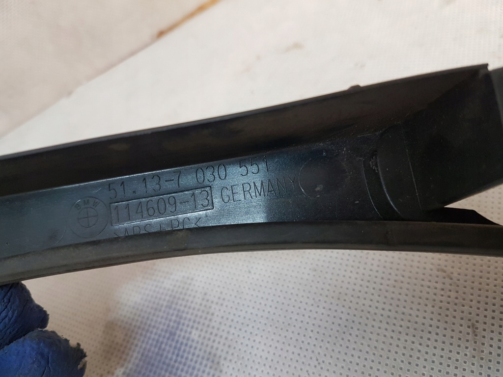 фото №9, Bmw e46 lci lift молдинг лампы левый перед 7030551