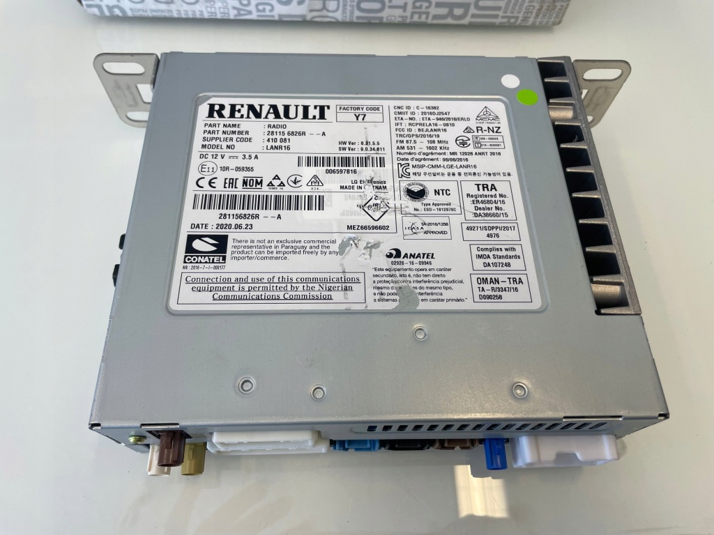 фото №3, Радио навигация renault scenic iv kadjar 281156826r 100% исправные