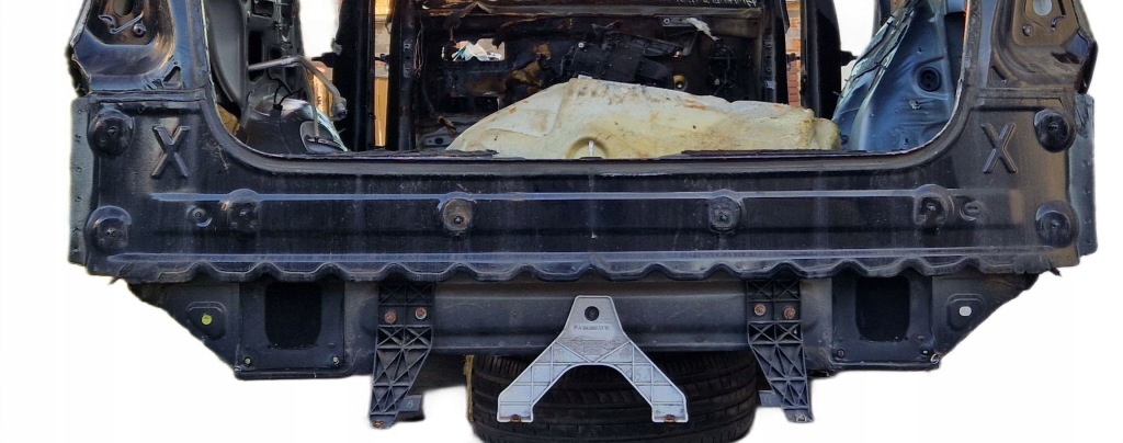 фото №1, Mercedes gls x166 15-19 pas задний поддон задняя кузов 197