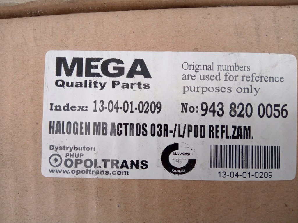 фото №12, Противотуманная фара левый mercedes actros