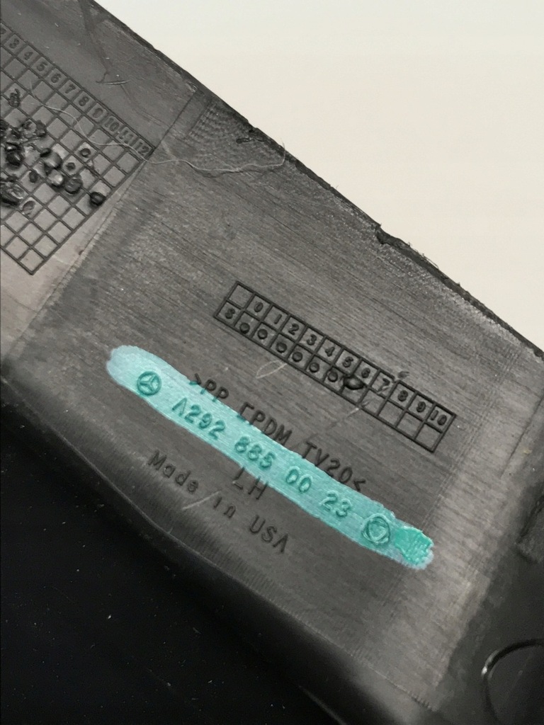 фото №7, Mercedes-benz оригинальный номер a2928850023 решётка бампера заглушка