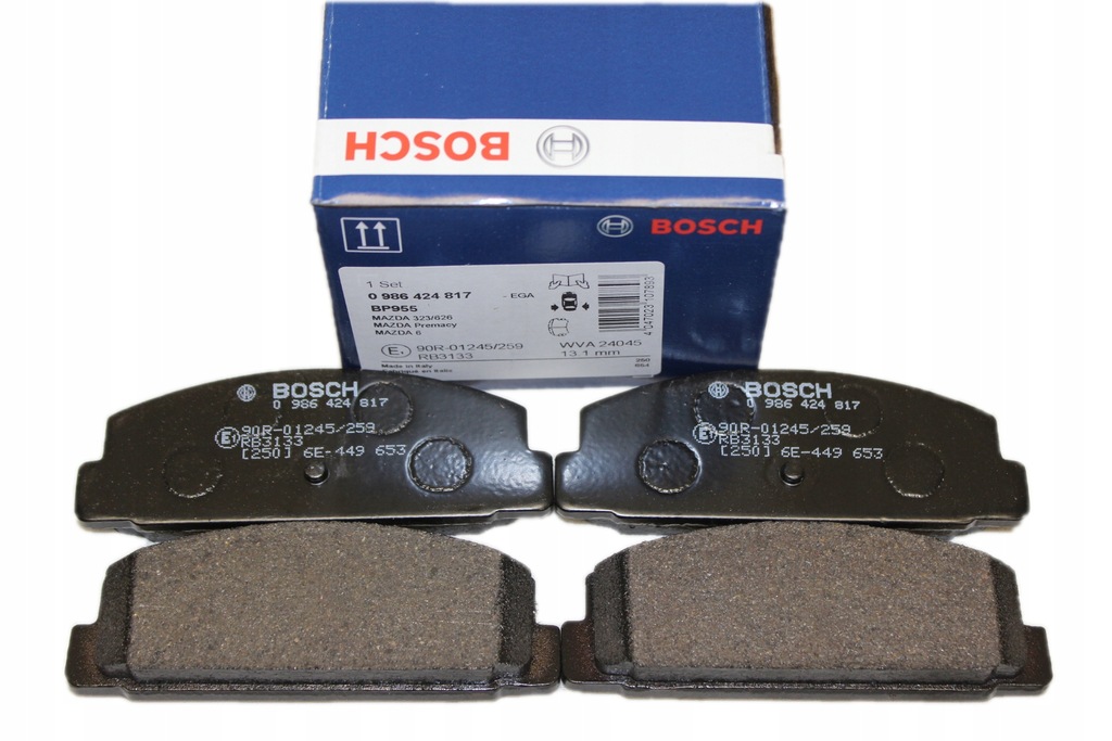 фото №16, Bosch тормозные колодки тормозные mazda задняя 323/626/premacy/6 99-12 986 424 817