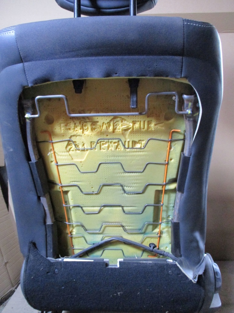 фото №10, Спинка сиденье правый перед renault laguna iii