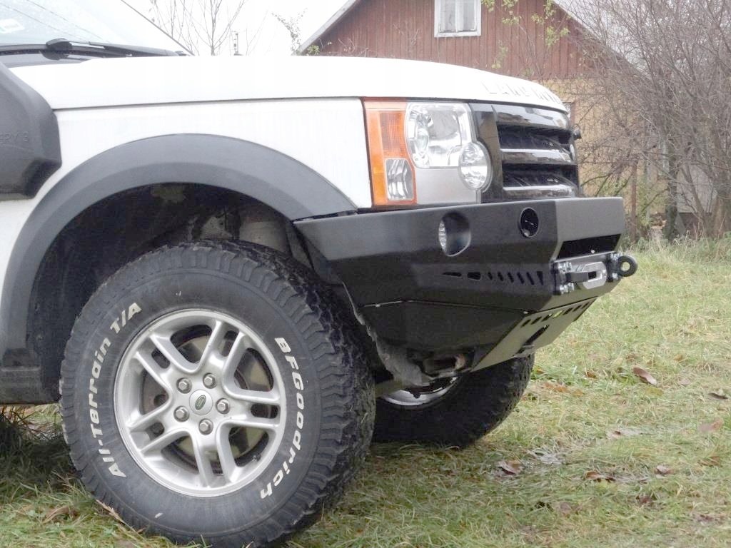 фото №6, Land rover discovery 3 бампер перед з плита сталь
