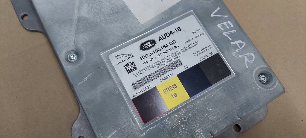 фото №3, Підсилювач land rover range rover velar