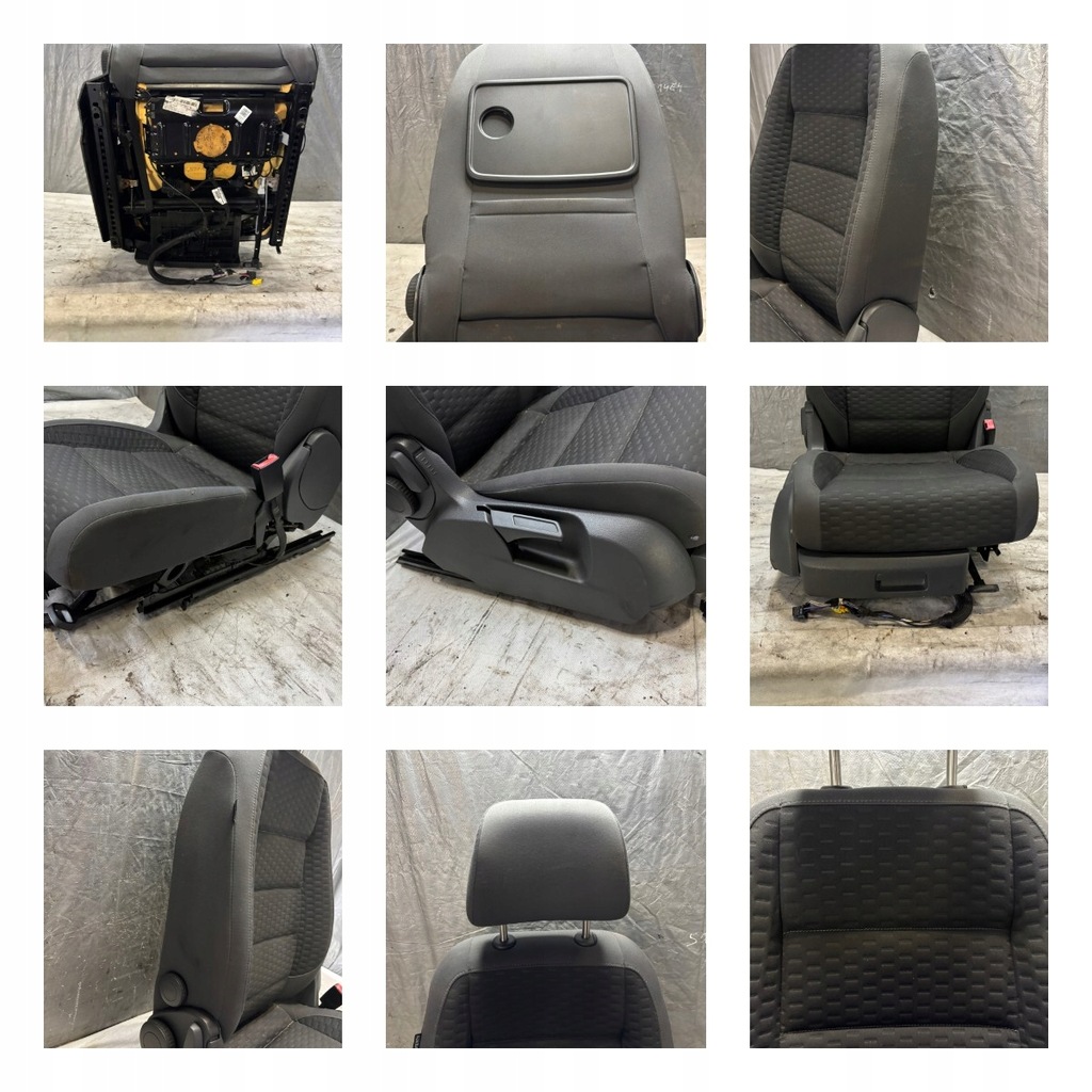 фото №8, Сиденья передние заднее сиденье задняя сиденья trzeci ряд volkswagen touran i lift