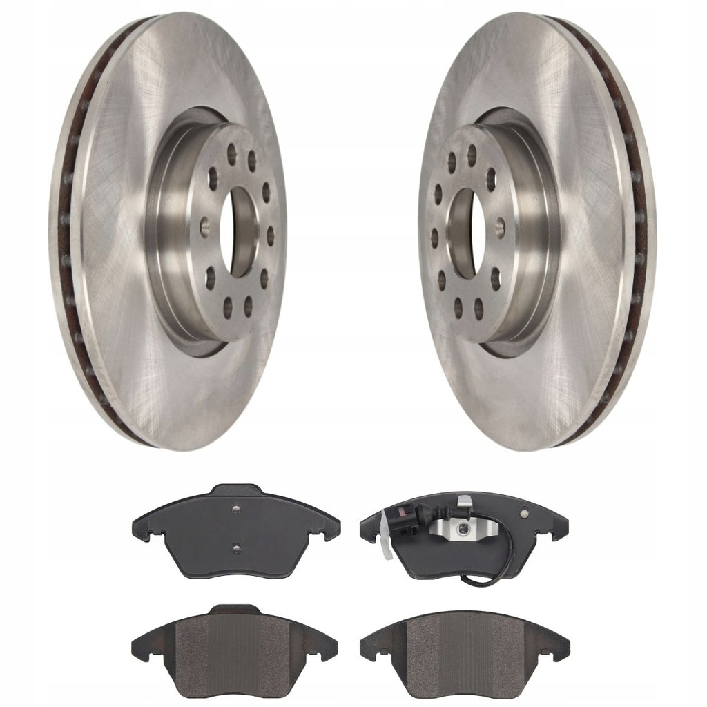 фото №1, Тормозные диски + тормозные колодки перед vw passat b6 b7 312mm