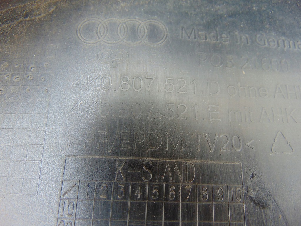 фото №15, Накладка бампера задняя audi a6 c8 4k0807521d