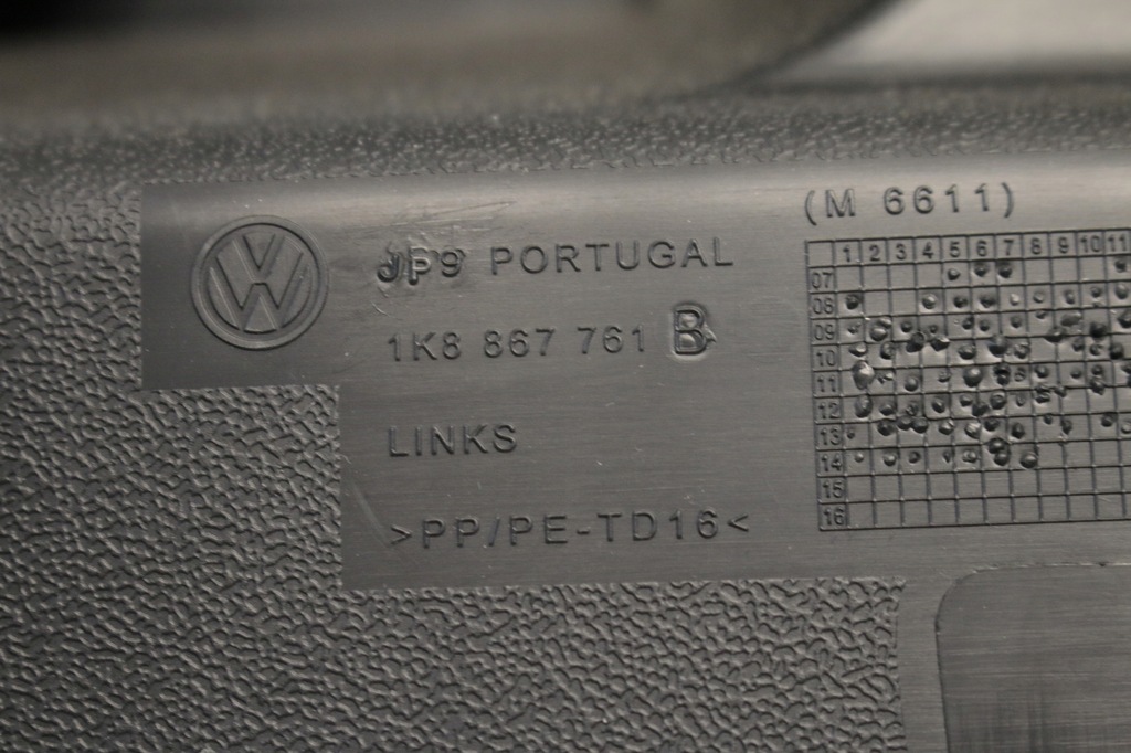 фото №6, Підпора полиця ліва scirocco 1k8867761b