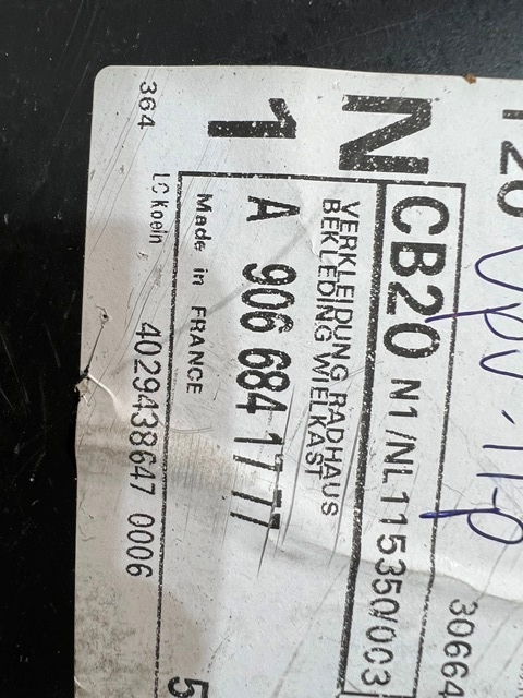 фото №6, Подкрылок правый перед sprinter w906 a9066841777 nowe