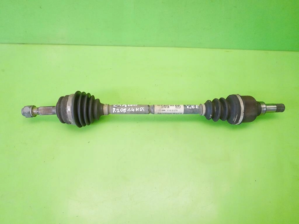 фото №1, Приводной вал левая перед короткий peugeot 208 i phi 1.4 hdi