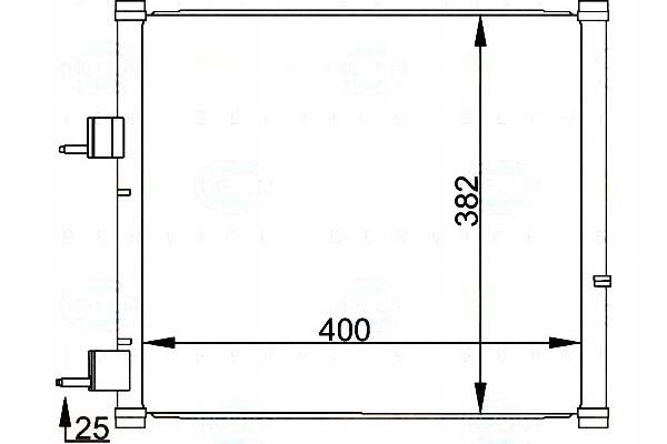 фото №1, Behr hella конденсатор кондиціонера ford ka 1.3 i r