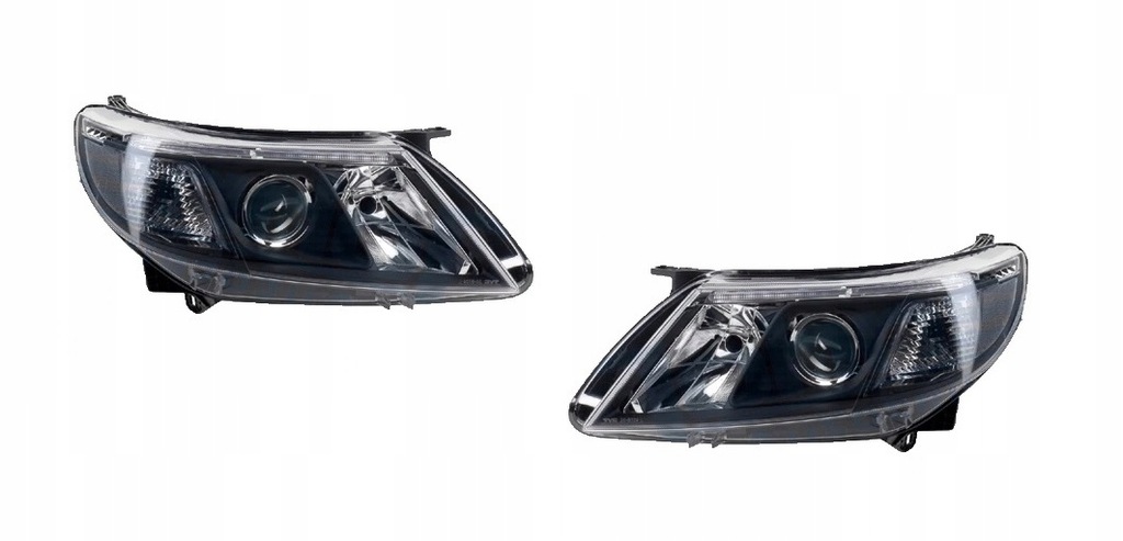 фото №15, Tyc фара saab 93 07- /l/h7/h9 drl led