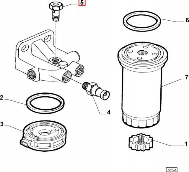 фото №3, Клапан фільтра пального alfa romeo 166 98-07 оригінал