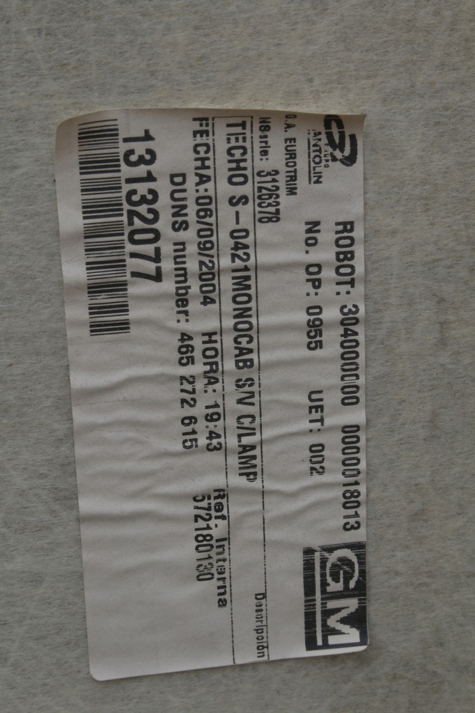 фото №8, Потолок opel meriva a