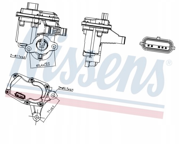 Купити Клапан egr - nissens 98446