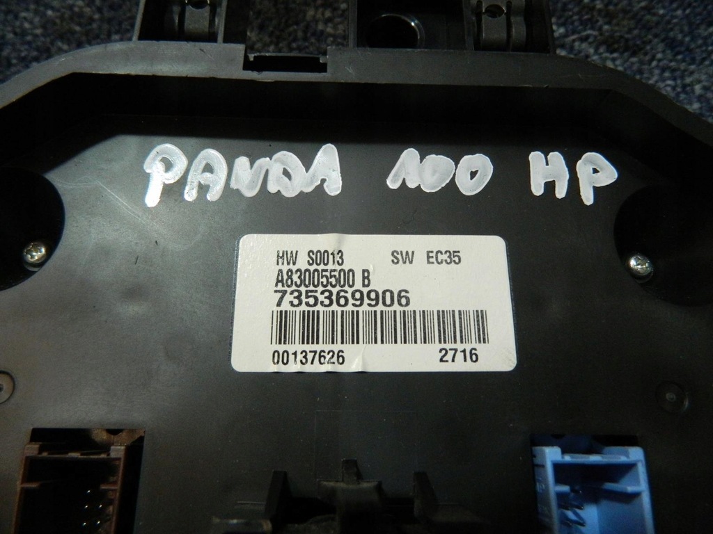 фото №7, Панель кондиціонера обдув fiat panda 2 ii 03-12r.