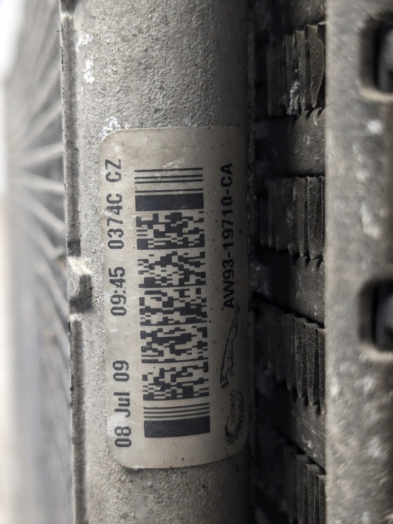 фото №5, Комплект радиатор радиатор + вентилятор jaguar xj x351 xjl 3.0d 09-