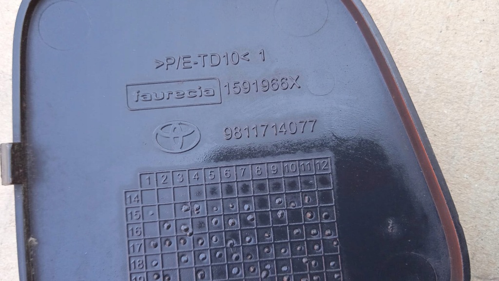 фото №3, Заглушка фаркоп перед toyota proace 16-