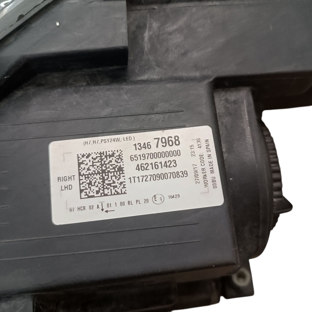 фото №6, Лампа правый перед opel crossland x led 13467968