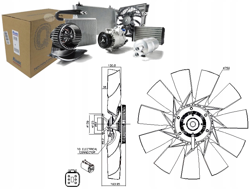 фото №1, Зчеплення вентилятора радіатора scania p g r t dc13.05-dt16.08 03.04-