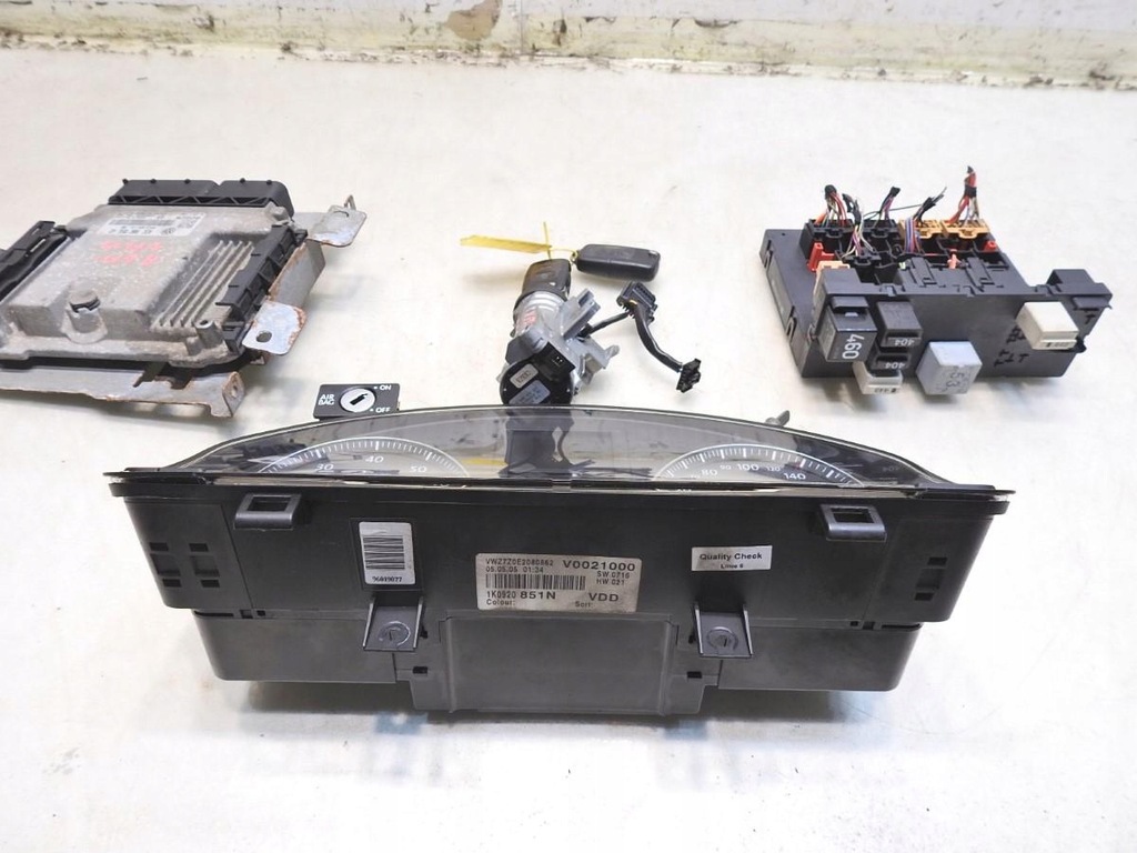 фото №11, Набір стартовий vw golf v plus 1.6 fsi 03c906056ab 0261s02117 1k0937049m