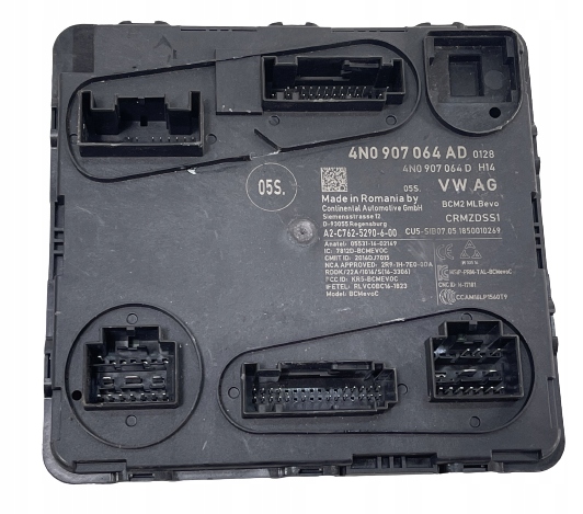 фото №1, Audi модуль блок керування комфорту 4n0907064ad