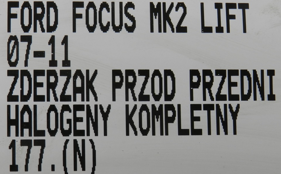 177.zderzak перед передний ford focus mk2 lift Недорого