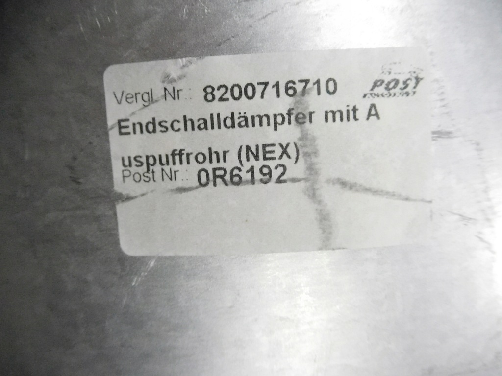 фото №7, Труба вихлопна, система випускний rs-172 8200716710