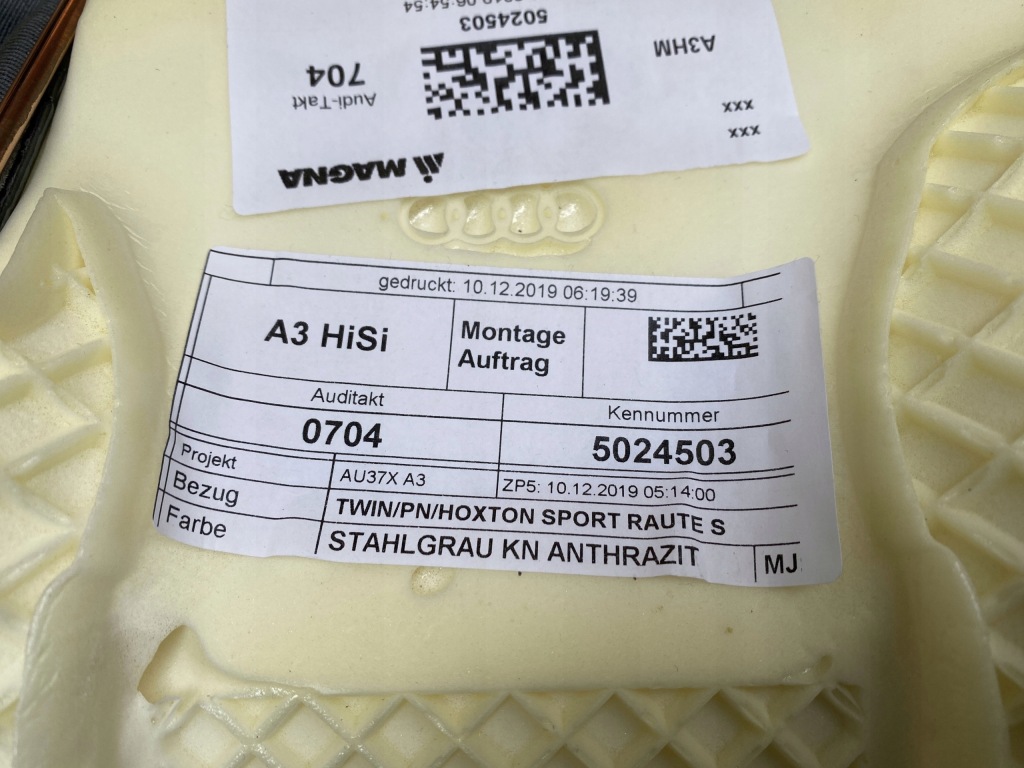 фото №4, Audi a3 8y заднє сидіння шкіра