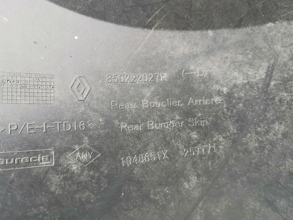 фото №9, Dacia duster ii 2 бампер задняя задний 850222027r