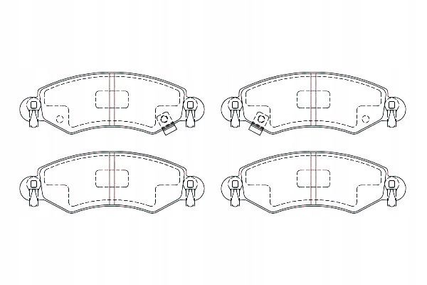 фото №2, Гальмівні колодки гальмівні opel перед agila 00- breck