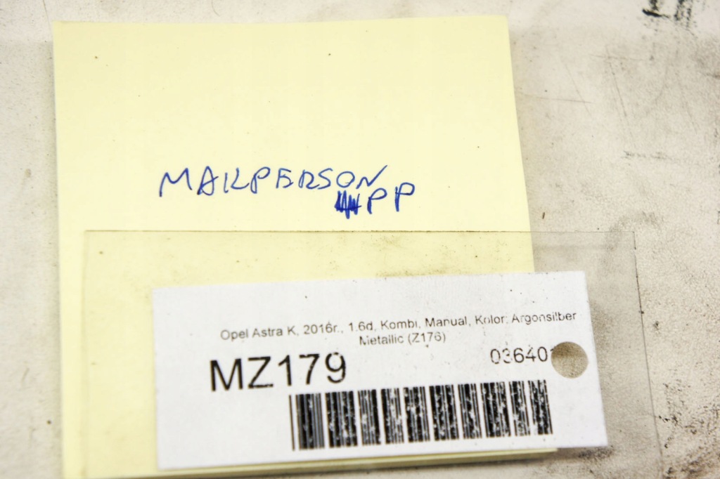 Mz179 opel astra k v 1.6d амортизатор правый перед Киев