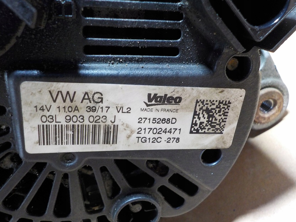 фото №5, Rapid ii 1.6 tdi генератор 03l903023j