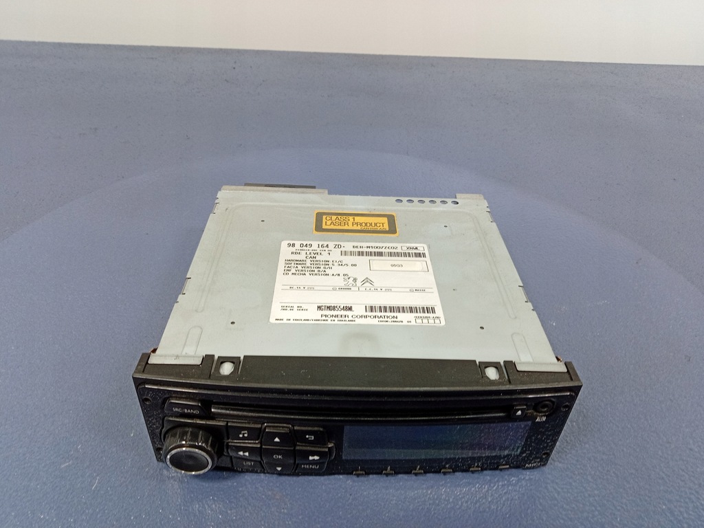 фото №1, Peugeot 301 радио cd mp3 aux заводской 98049164zd
