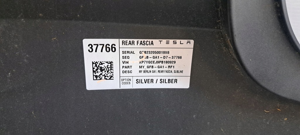 фото №10, Tesla y 19- бампер задній задня оригінал