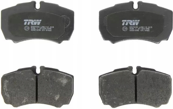 фото №1, Trw тормозные колодки тормозные iveco daily iii iv задняя