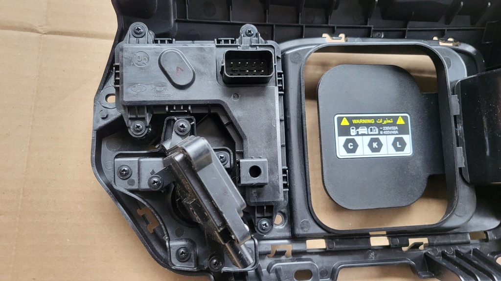 фото №13, Кришка роз'єм заряджання hyundai kona electric ii ev 23- оригінальний номер 863cc-hf000 new