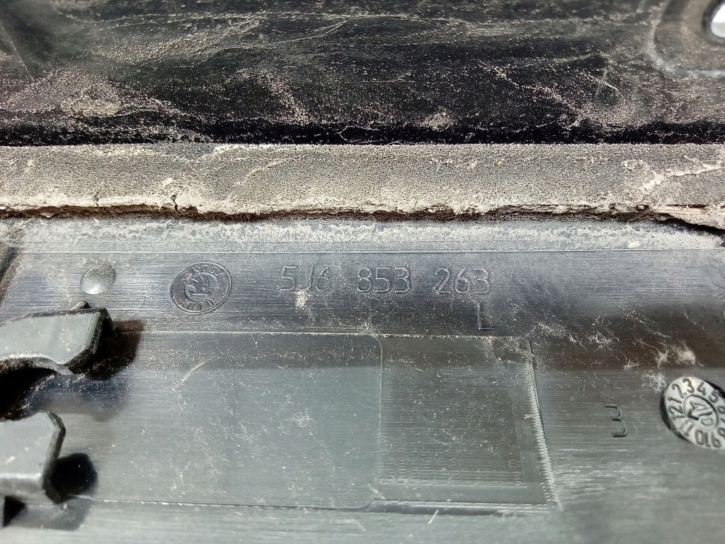 фото №5, Fabia ii 5j молдинг накладка стойка a левая