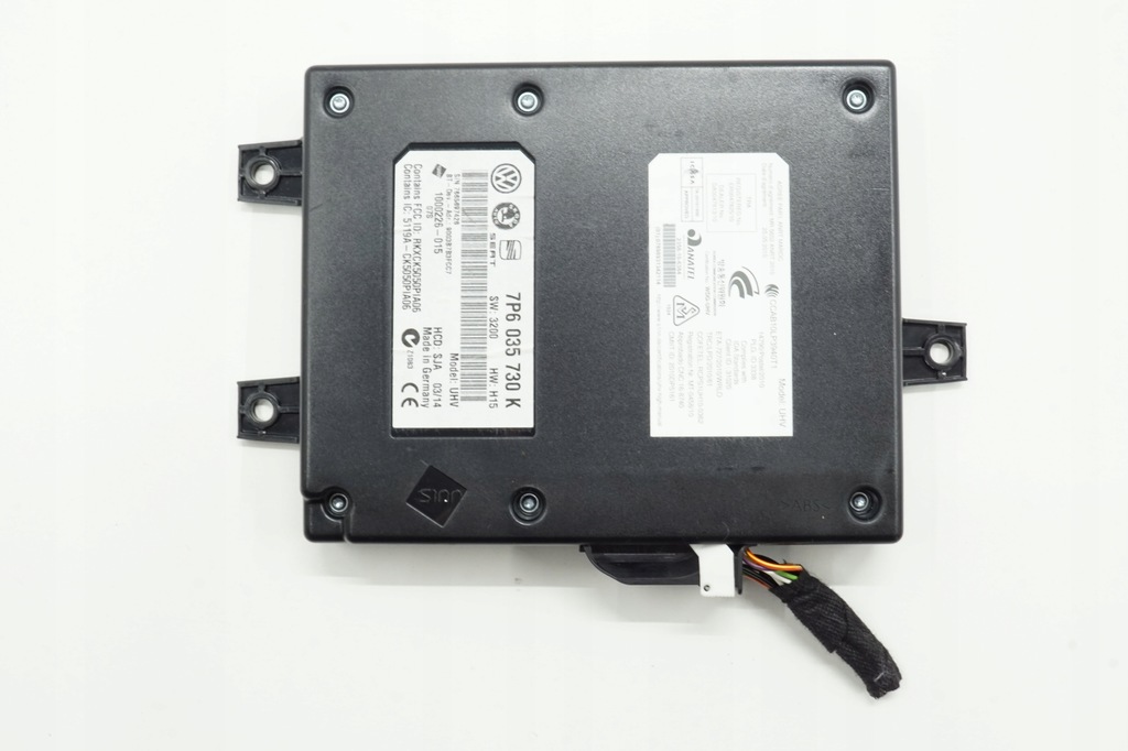 фото №1, Skoda rapid 13r модуль блок керування bluetooth 7p6035730k